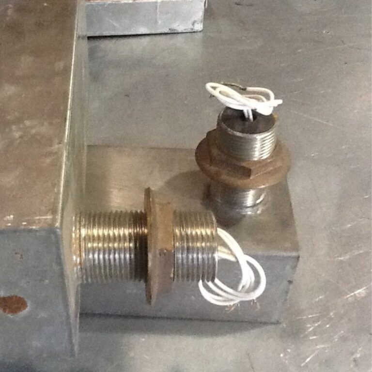 RF filtered penetration fittings allowing low voltage wiring to pass into the shielded MRI room.