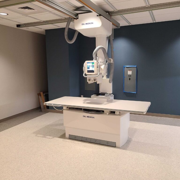 Ceiling Mounted X Ray System Setup MXR