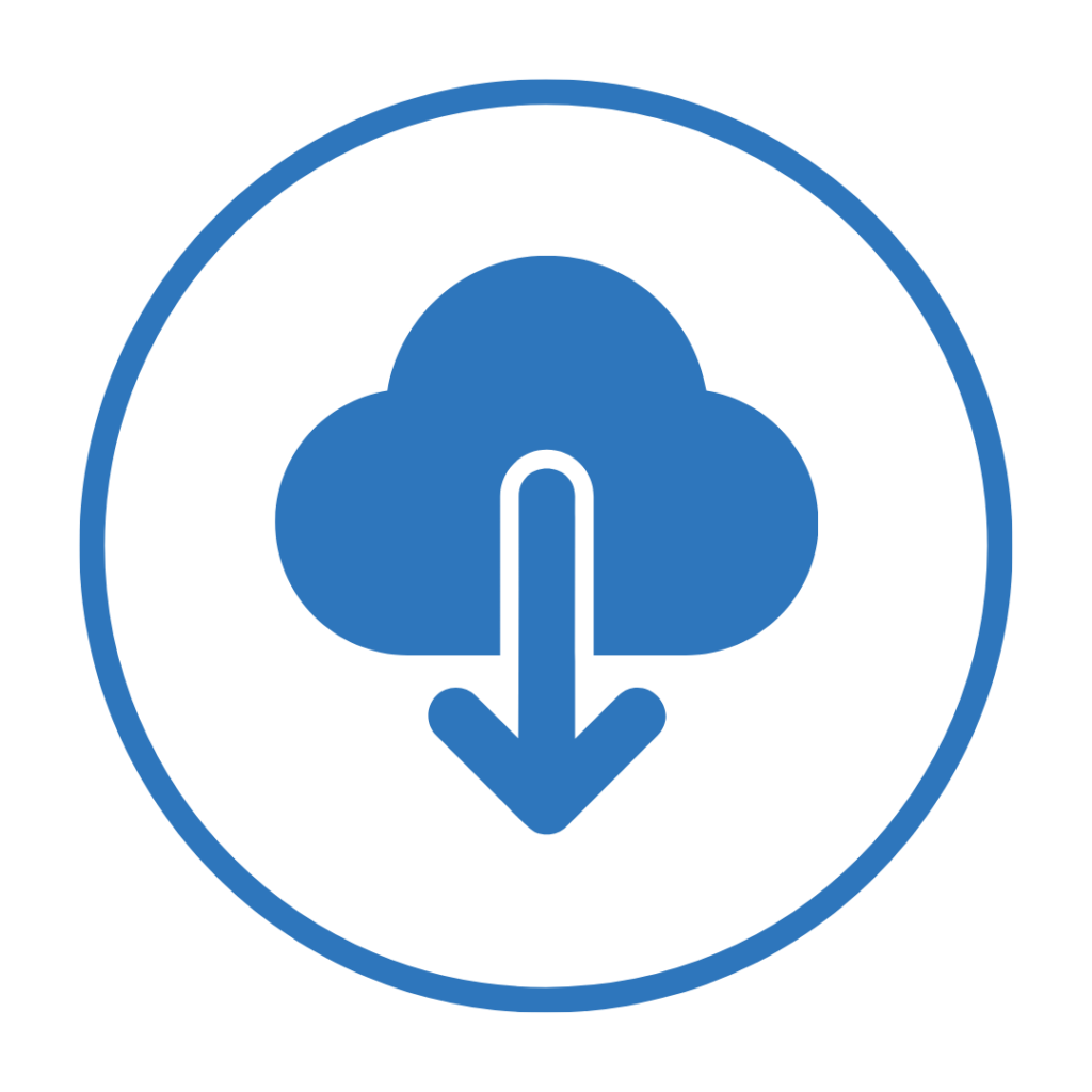 cloud download icon