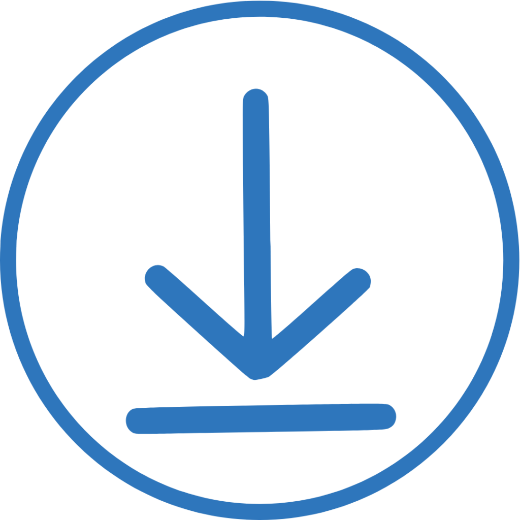 form download arrow icon