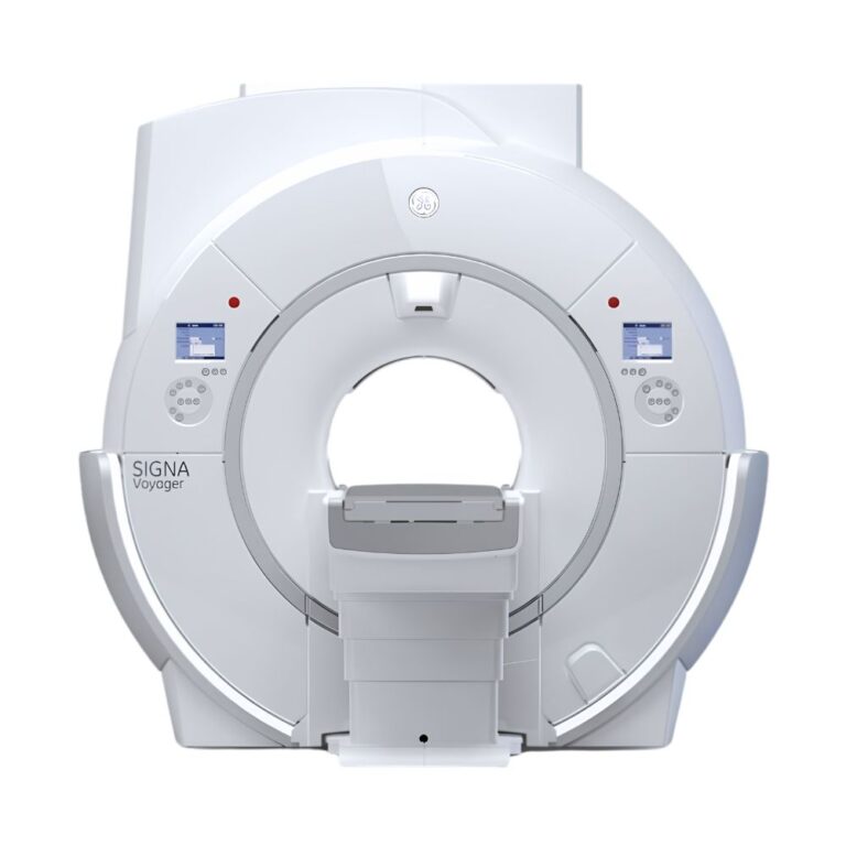 GE SIGNA Voyager pairs digital 1.5T imaging with a 70 cm wide bore, flexible coil options, and efficient operation.