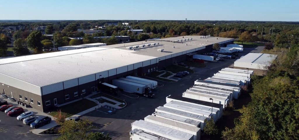 mobile mri fleet drone shot at mxr imaging