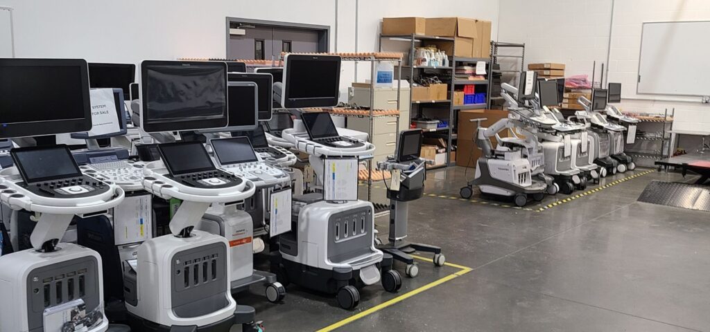 MXR Imaging Refurbished Ultrasound Machines Warehouse