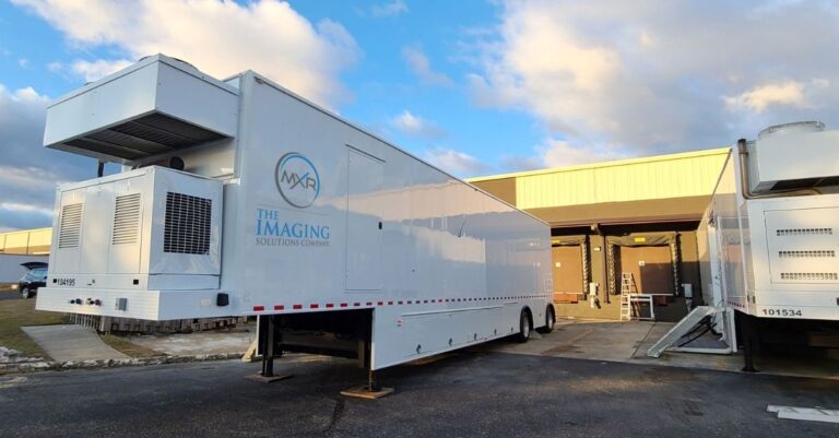 MXR MRI mobile imaging trailer full unit pre shipment