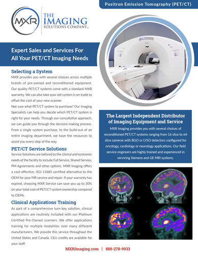 mxr pet ct equipment preview