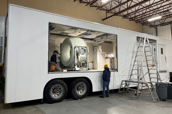 pet ct mobile imaging trailer construction 3