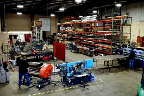 Industrial metal fabrication facility for custom magnetic, radio frequency (RF), and X-ray shielding solutions.