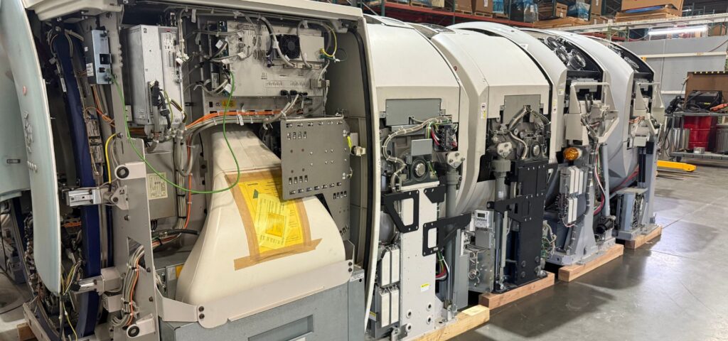 warehouse full of mri scanners tested ready to ship mxr imaging 2